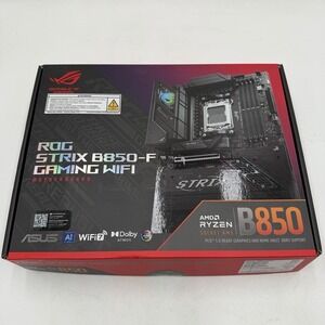ASUS ROG Strix B850-F Gaming WiFi AM5 Socket,  DDR5, WiFi 7, PCIe 5.0, AI Tuning